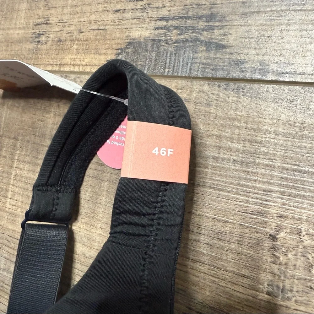 Cacique Underwire Black Women's Bra Soze 46F Smooth - Picture 3 of 6